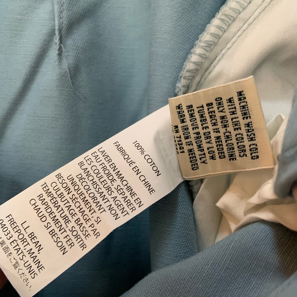 L.L Bean Vintage Midi/Maxi Light Blue Skirt - Size 20 Petite - Picture 4 of 7